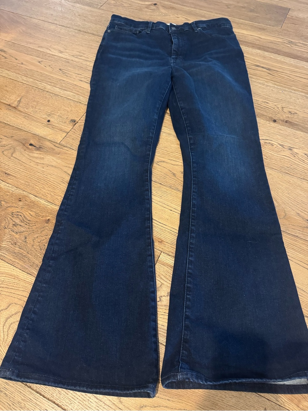 Frame Denim Indigo Flare Jeans